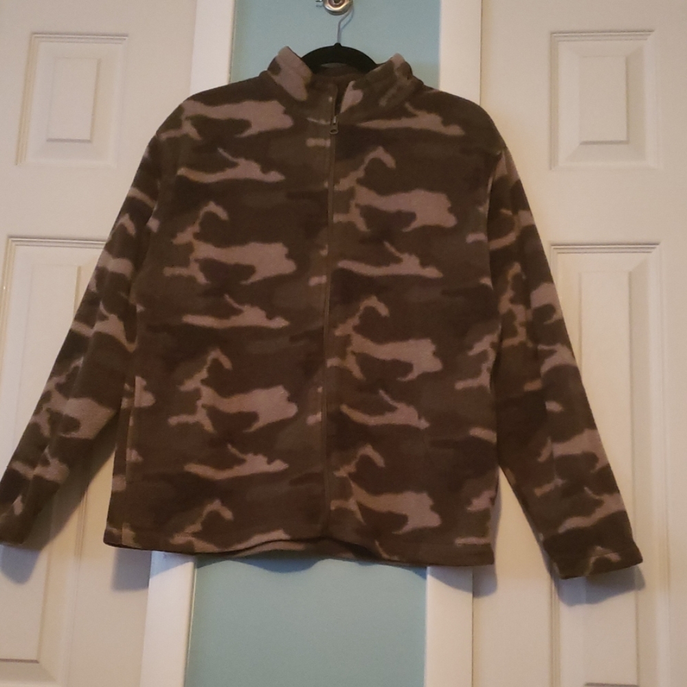 Boys Urban Pipeline Fleece Camoflauge Jacket
